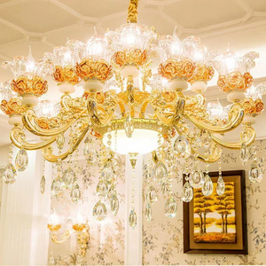 Modern Hotel Room Lighting Decoration Lustre Designer Lamp Led Crystal Chandelier Luxury Fancy Pendant Lights For Home Furniture