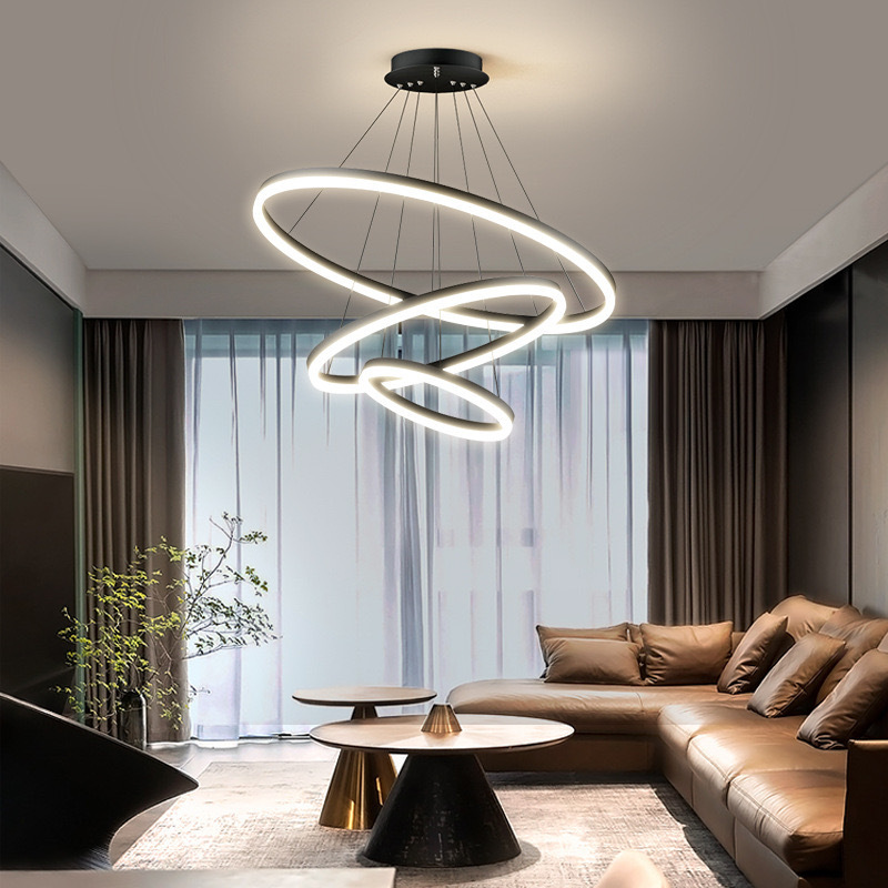 Post-Modern Creative Fashion Crystal Simplicity Light Luxury Bedroom Designer Simple Chandelier