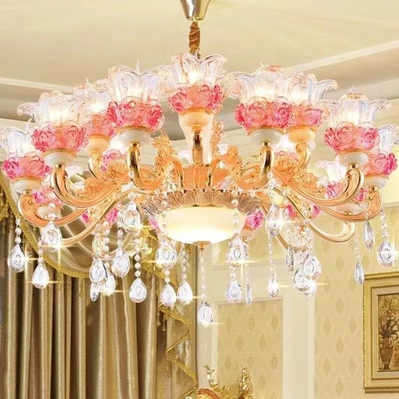 Modern Hotel Room Lighting Decoration Lustre Designer Lamp Led Crystal Chandelier Luxury Fancy Pendant Lights For Home Furniture