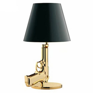 Light Luxury Living Room Nordic Bedroom Bedside Modern Style Designer Ak47 Golden Gun Table Lamp