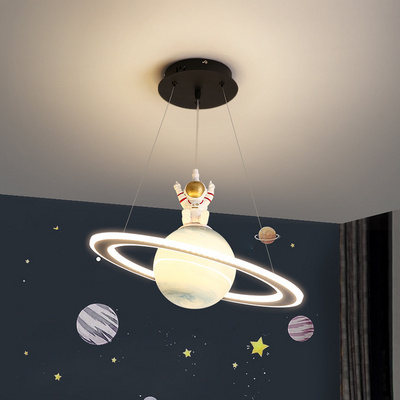 Planet Light Children's Room bedroom study circle Chandelier Creative Space Star Chandelier