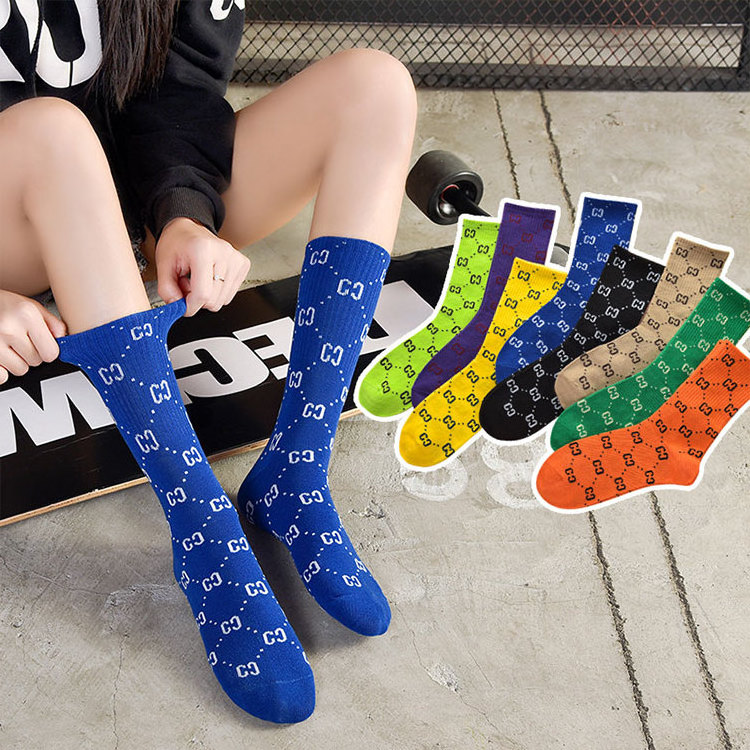 Wholesale Custom Crew Popular Novelty Hip Hop Cartoon Fashion Cotton Skateboard Sports Cool Happy Slouch Socks