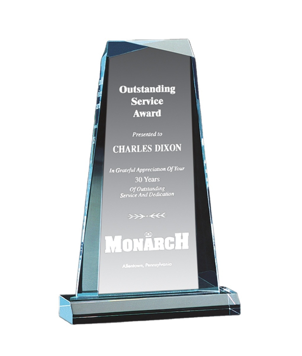 Personalized and customized Gem acrylic award and plaque