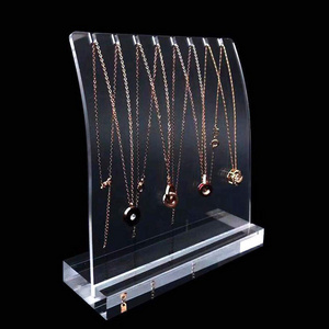 Hot Sales Acrylic Necklace Jewelry Display Stands Jewelry Display Neck Stands