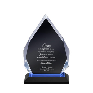 Blue Diamond Impress Acrylic Award clear Acrylics trophy