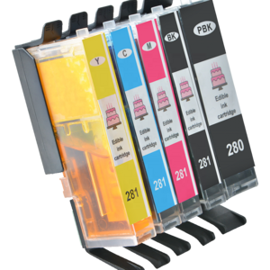 280 281 ABS edible ink cartridge for Canon PIXMA TR7520 TR8520 TS6120 TS812 TS9120 edible Refillable ink cartridge