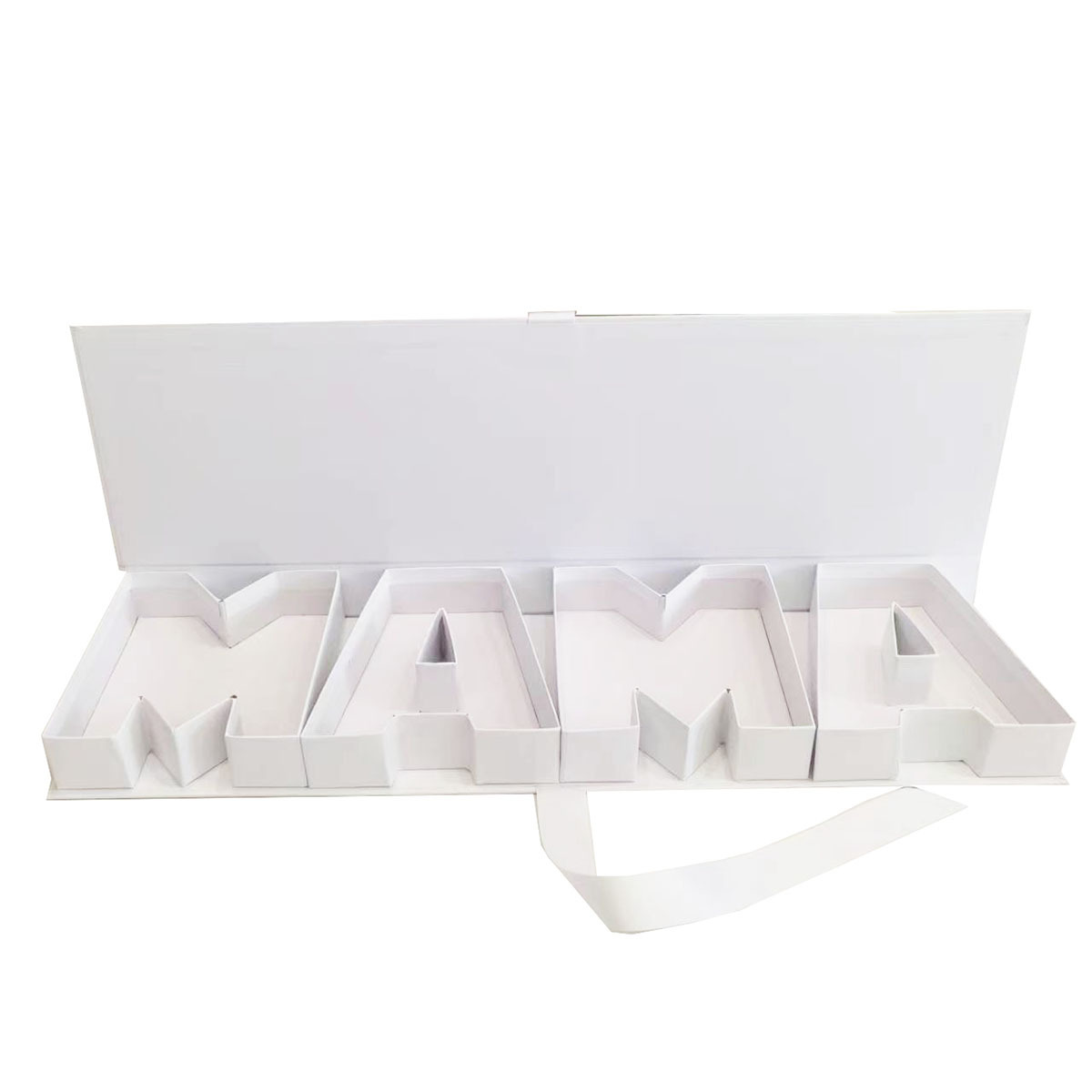 Sweet Mom Cardboard Letter Shaped Fillable Floral Arrangement Mother's Day Gift MAMA Box For Flower