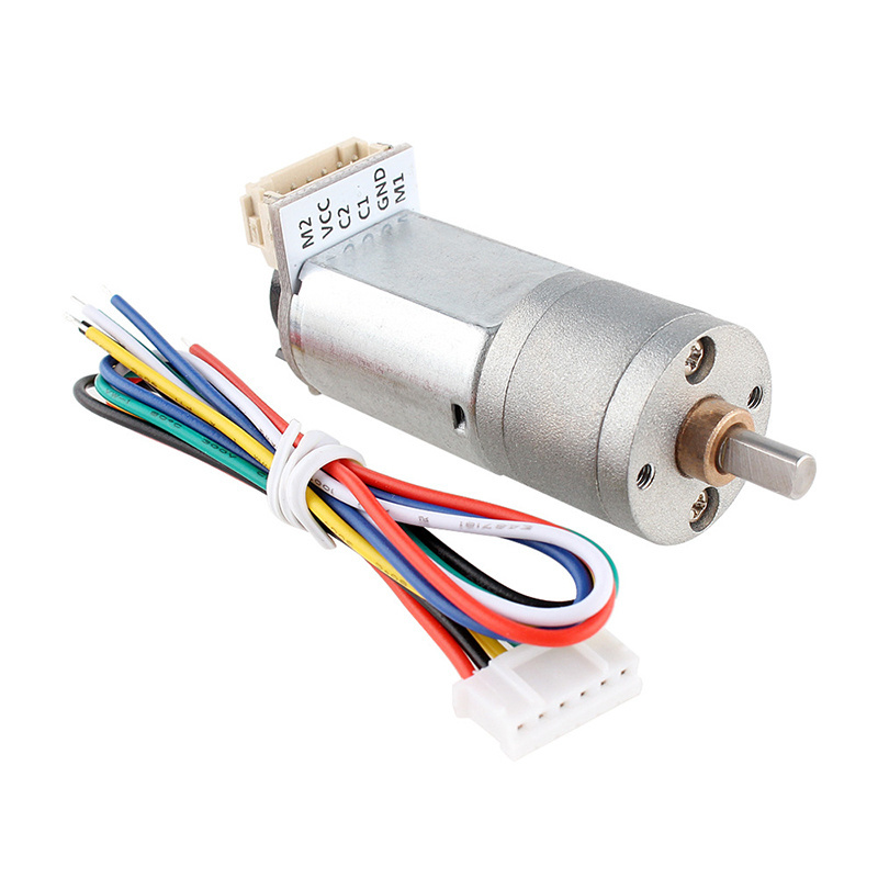 JGA20-130 Micro DC Reducer Motor Small Size High Torque Motor CCW CW Rotation Custom Speed Dc Geared Motor