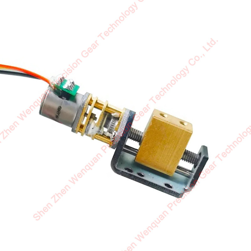 SM10GB50-202 10mm mini stepper motor with gearbox with bracket with slider high precision