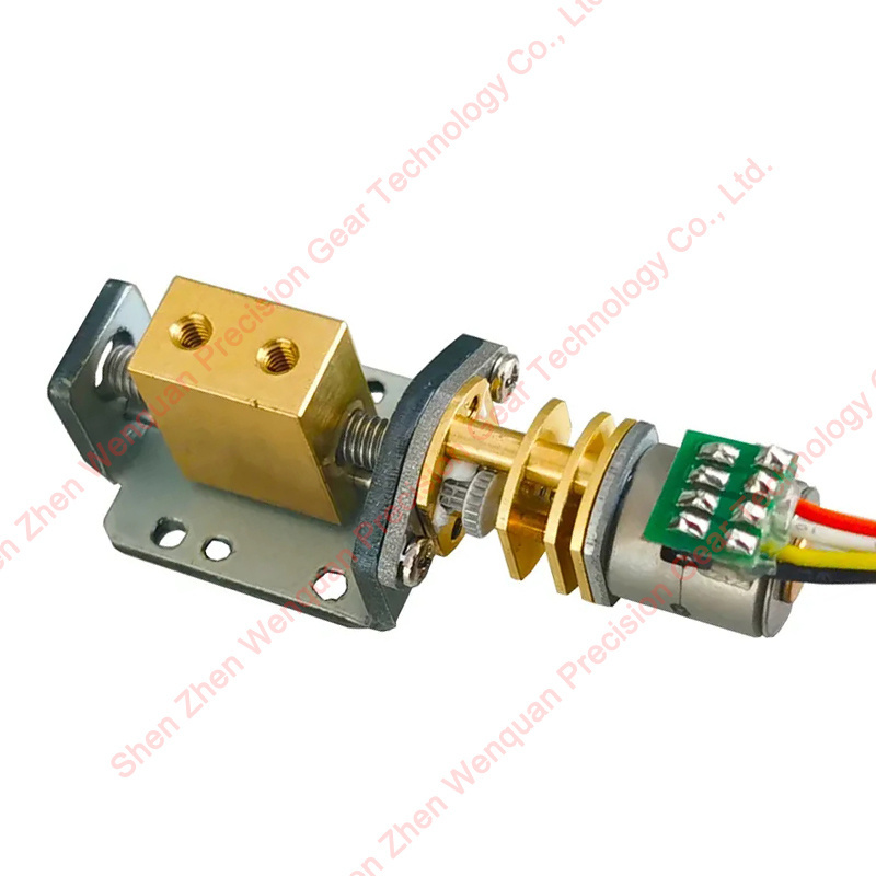 SM10GB50-202 10mm mini stepper motor with gearbox with bracket with slider high precision