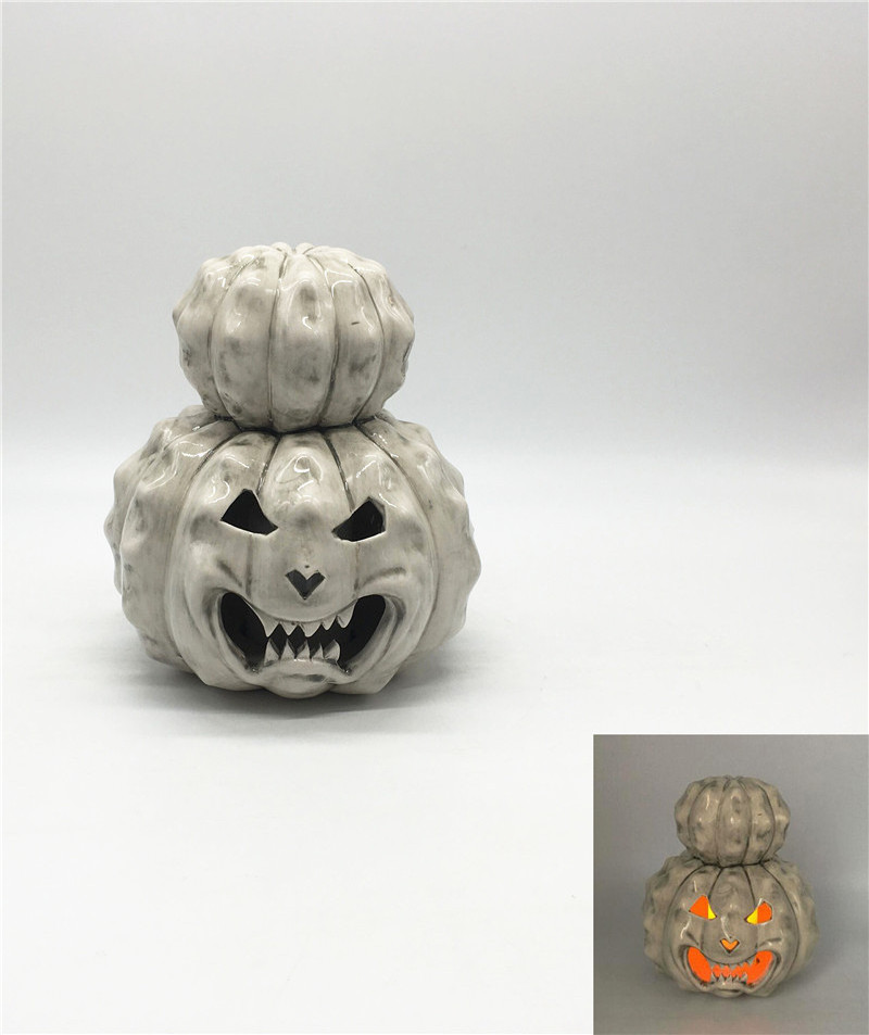 Halloween design wax aroma warmer custom ceramic electric incense burner