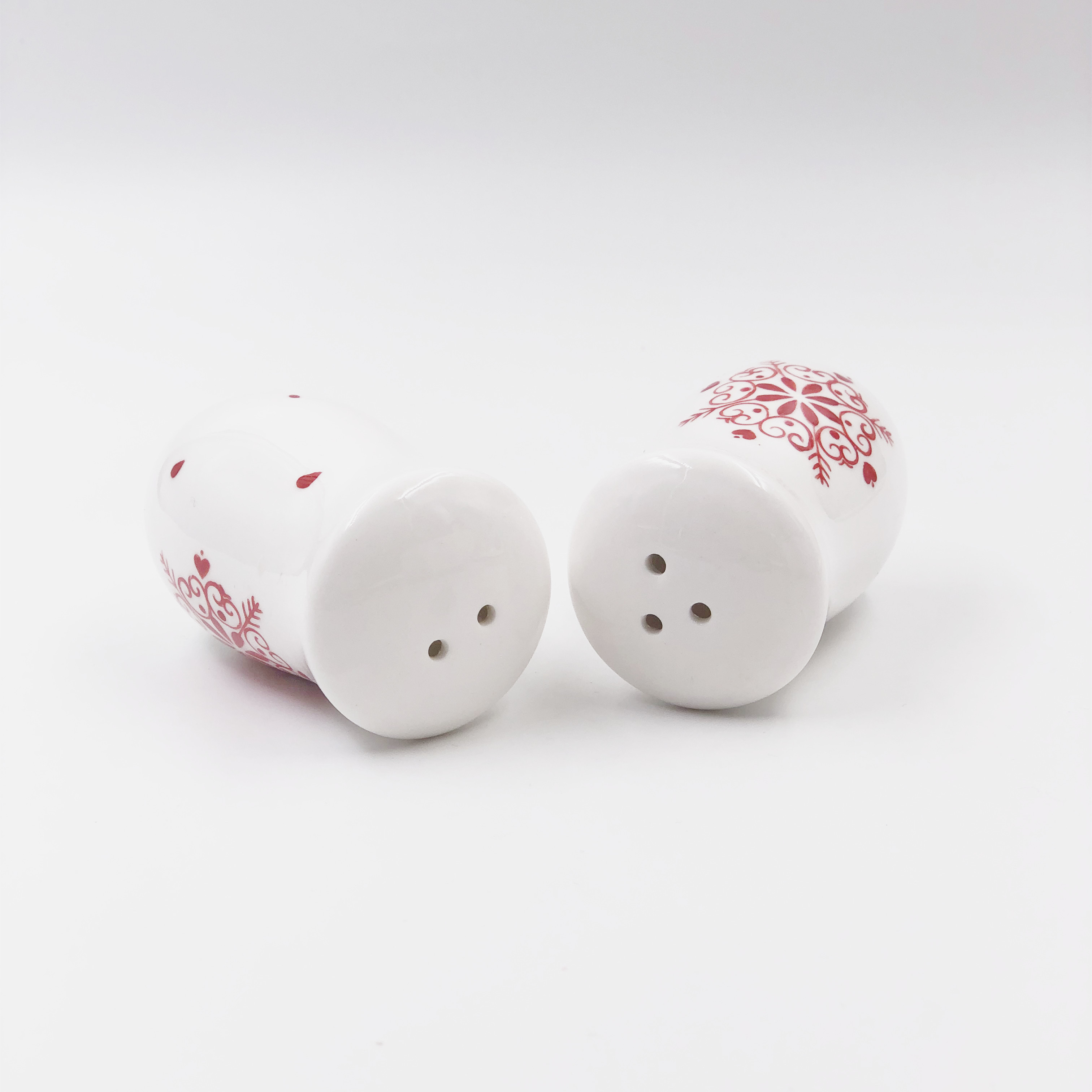 Catcus Shape Ceramic Personalized Salt and Pepper Shaker Set