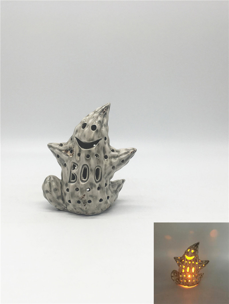 Halloween design wax aroma warmer custom ceramic electric incense burner