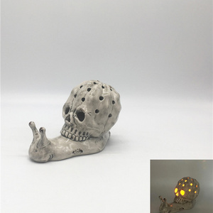 Halloween design wax aroma warmer custom ceramic electric incense burner