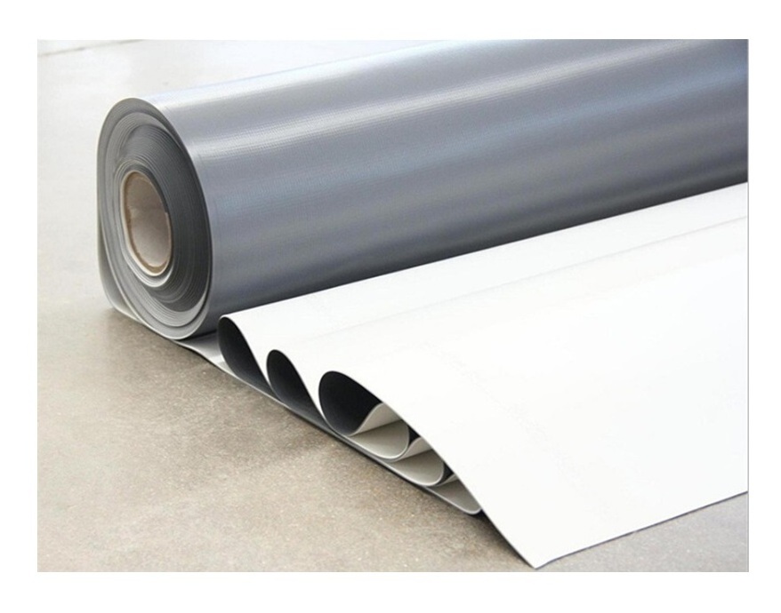 anti-uv Building waterproof material white grey 1.5mm self-adhesive 10'x100' TPO PVC roofing membrane