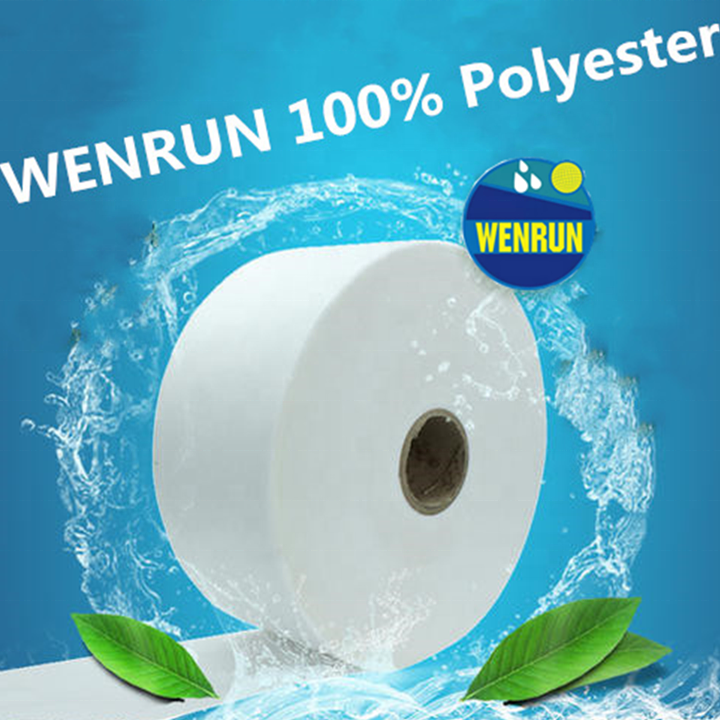 Waterproof Polyester Roofing Non Woven Stitchbond Fabrics Cross Nonwoven Fabric 100% Polyester ASTM UV Resistant 60gsm 70gsm