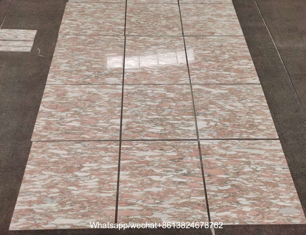 red stone from norway Pattern Marmo Marmol pink Marble Slabs for hongkong projects