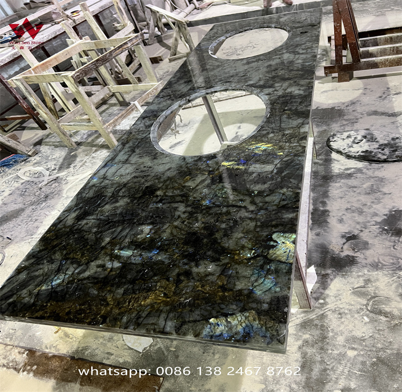 brazil luxury marble countertop blue agate vanity top and  Wall And Floor Wholesale For Countertop and Floor Tiles