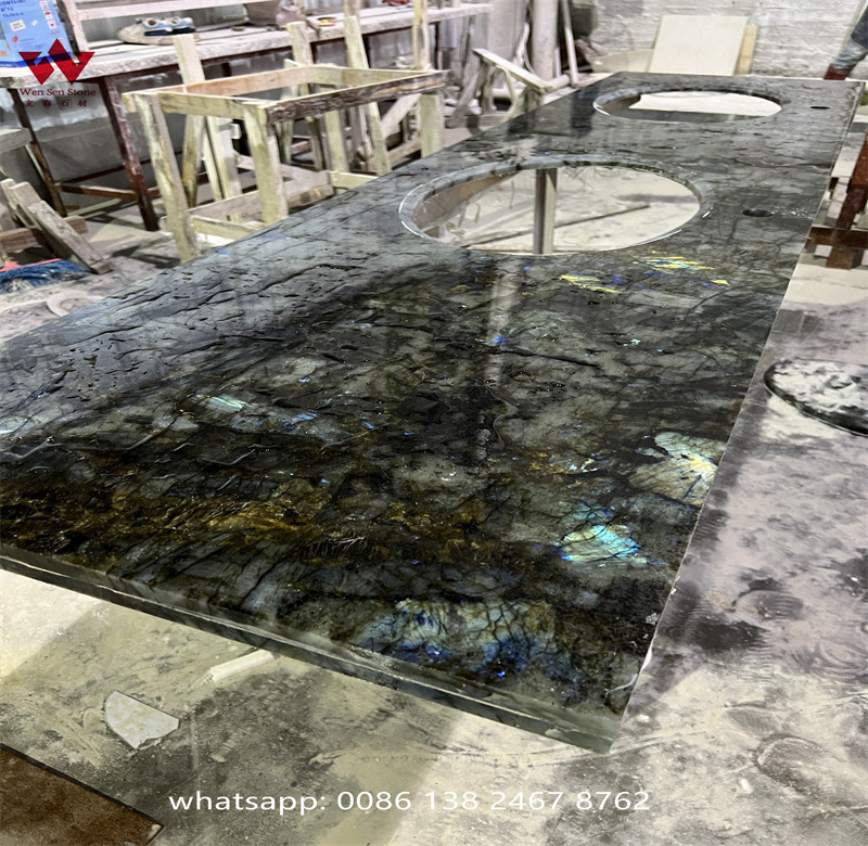 brazil luxury marble countertop blue agate vanity top and  Wall And Floor Wholesale For Countertop and Floor Tiles