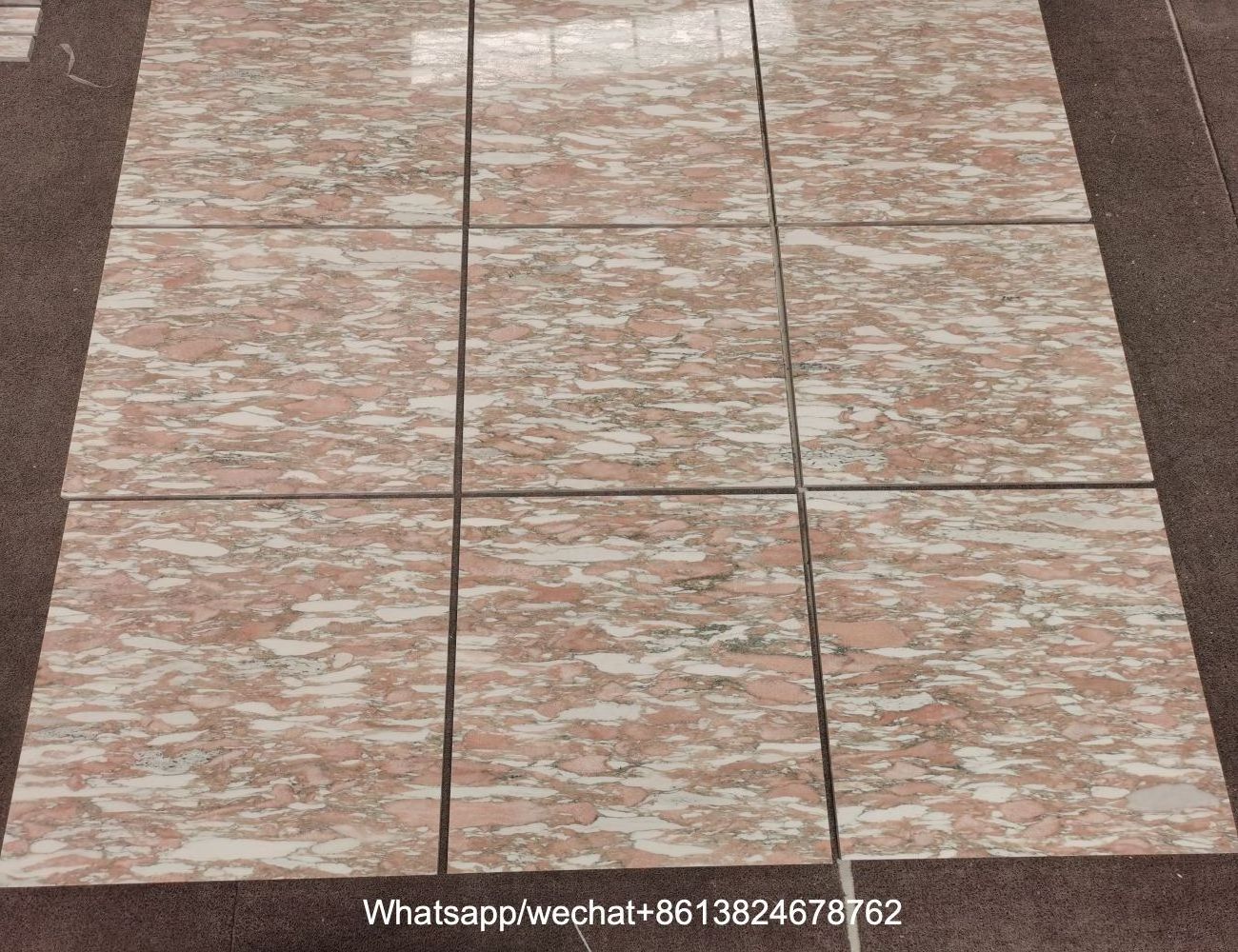 red stone from norway Pattern Marmo Marmol pink Marble Slabs for hongkong projects