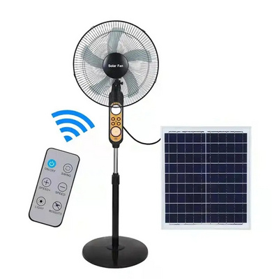 Low Price solar fan table solar umbrella fan 16 inches solar stand fan panel