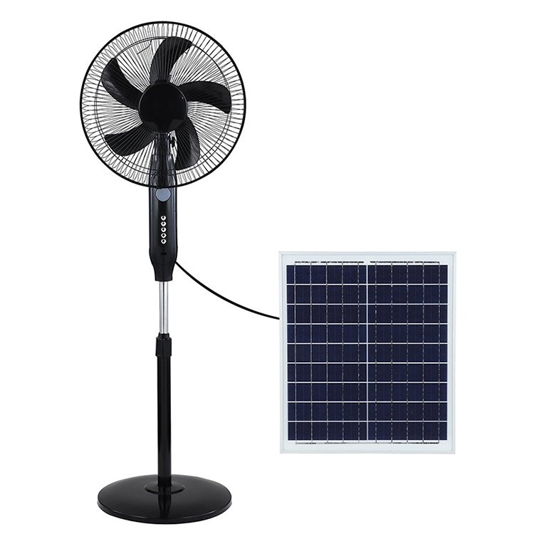 Low Price solar fan table solar umbrella fan 16 inches solar stand fan panel