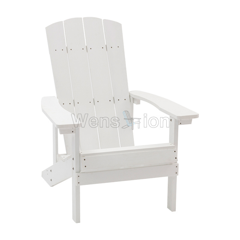 Transitional fixed Adirondack Chair Outdoor Garden Beach around fire pit Plastic Plastic Wood Chairs