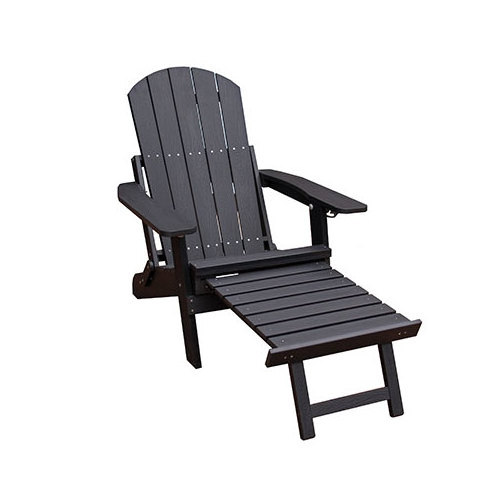 Customized Waterproof Outdoor Garden Patio Beach Folding Lounge Hard Plastic Adirondack Chairs Furniture