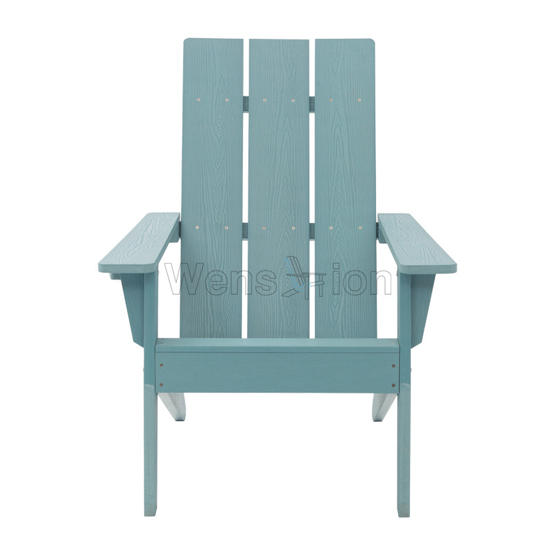 Outdoor polystyrene wooden fixed Adirondack chair for garden chairs adirondack Chair Rocking