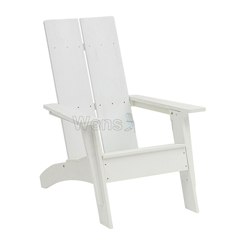 Promotions white polystyrene wood cheap adirondack chairs for garden outdoor patio set furniture