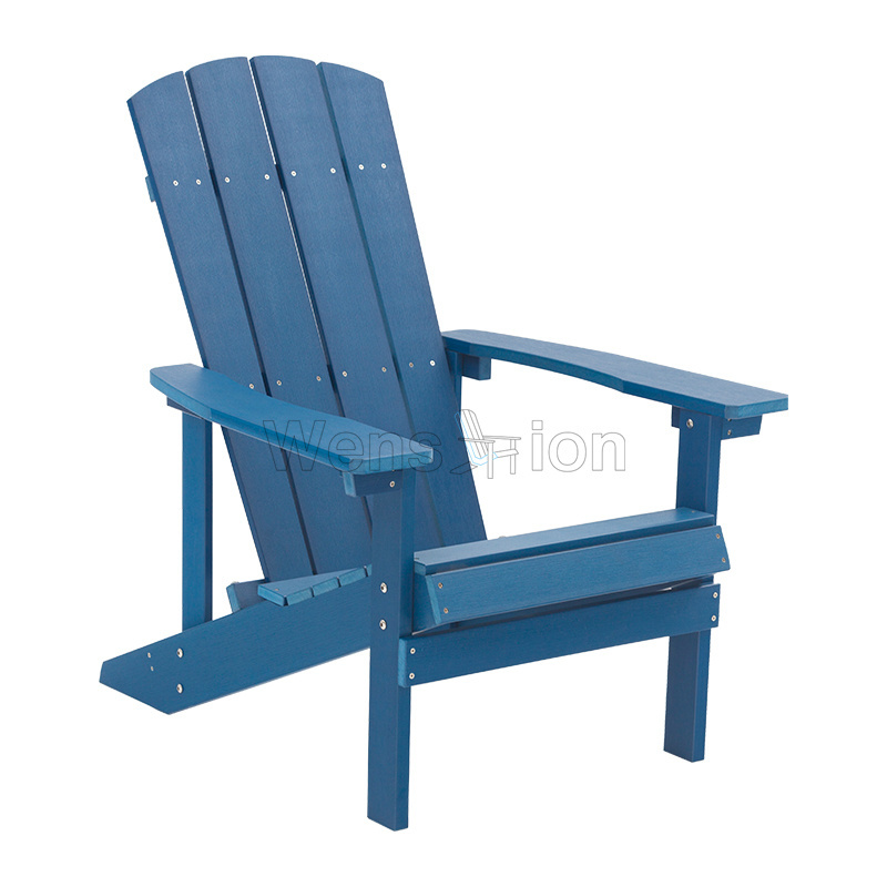 Transitional fixed Adirondack Chair Outdoor Garden Beach around fire pit Plastic Plastic Wood Chairs