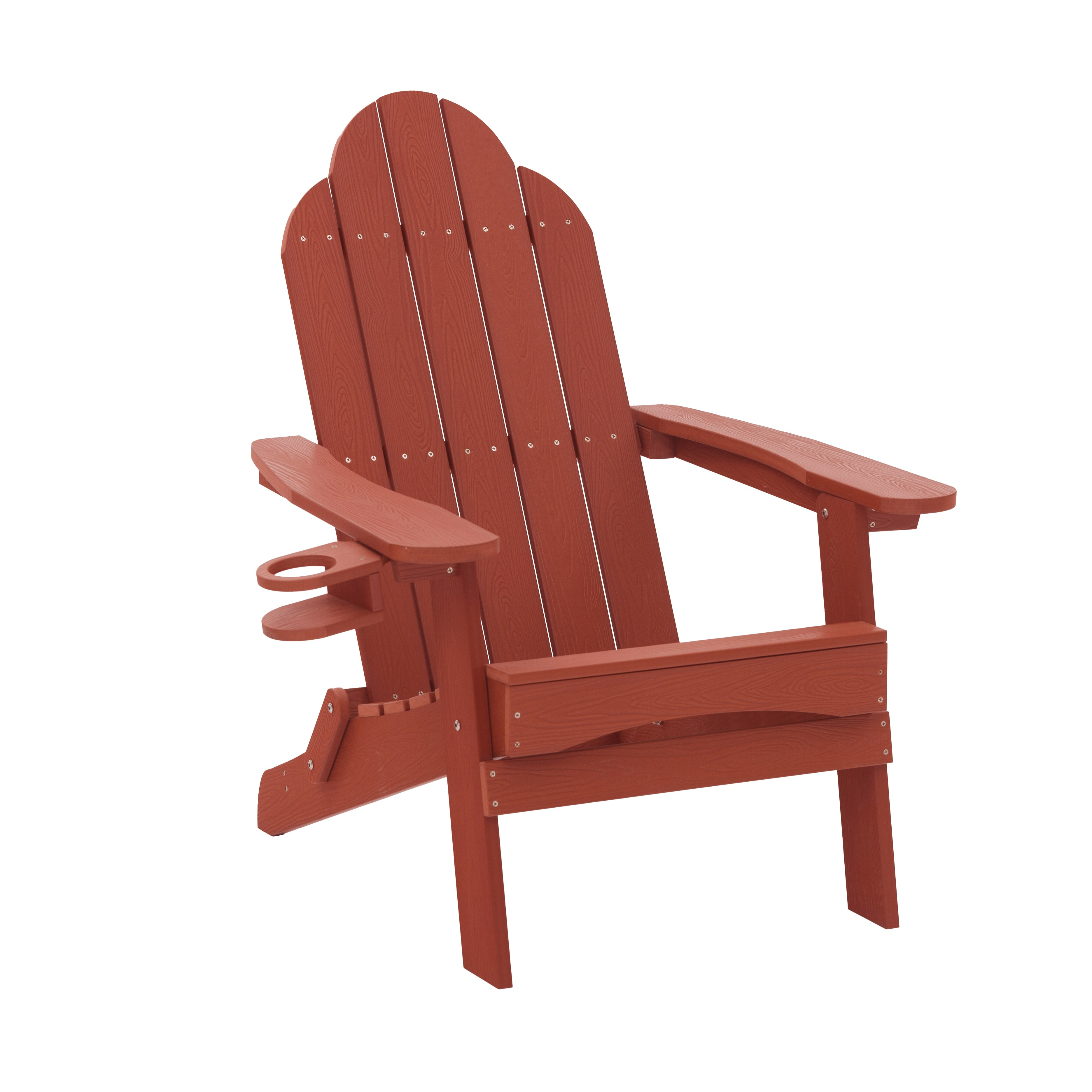 Outdoor swimming pool outdoor adirondack chair   weathering resistant folding  composite material plastic chair