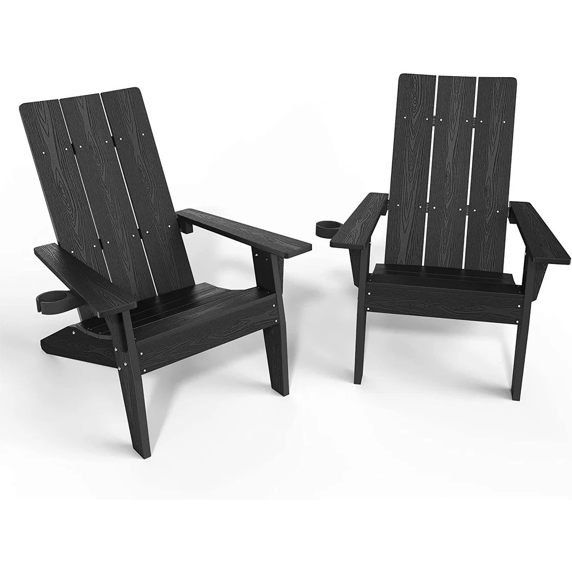 Wholesalers Water-proof outdoor chair plastic wooden chair styles for yard modern garden adirondack chairs