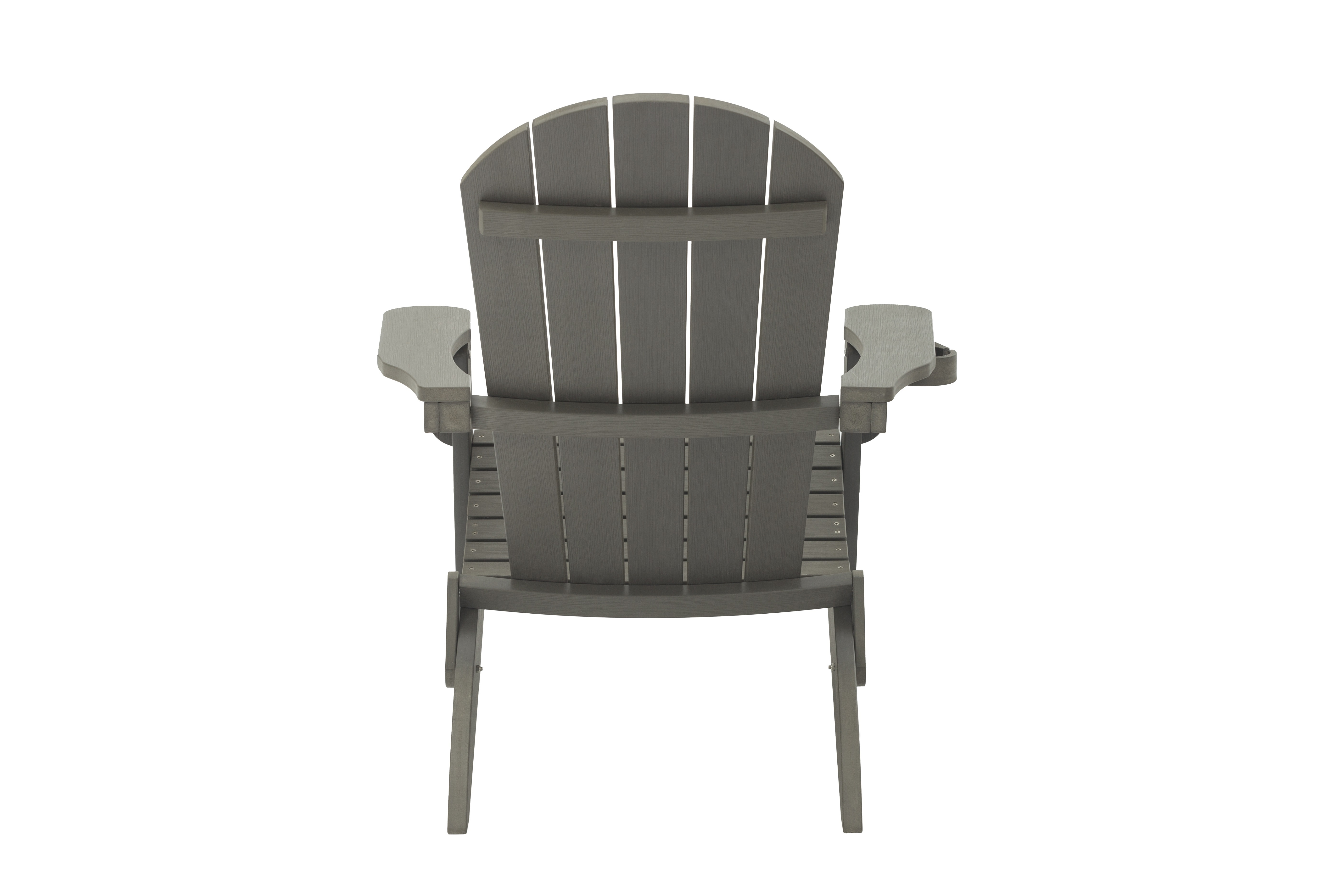 Outdoor Garden Foldable Adirondack Chair Fold or Unfold Easily HIPS material All Weather Resistant with Cup Holder