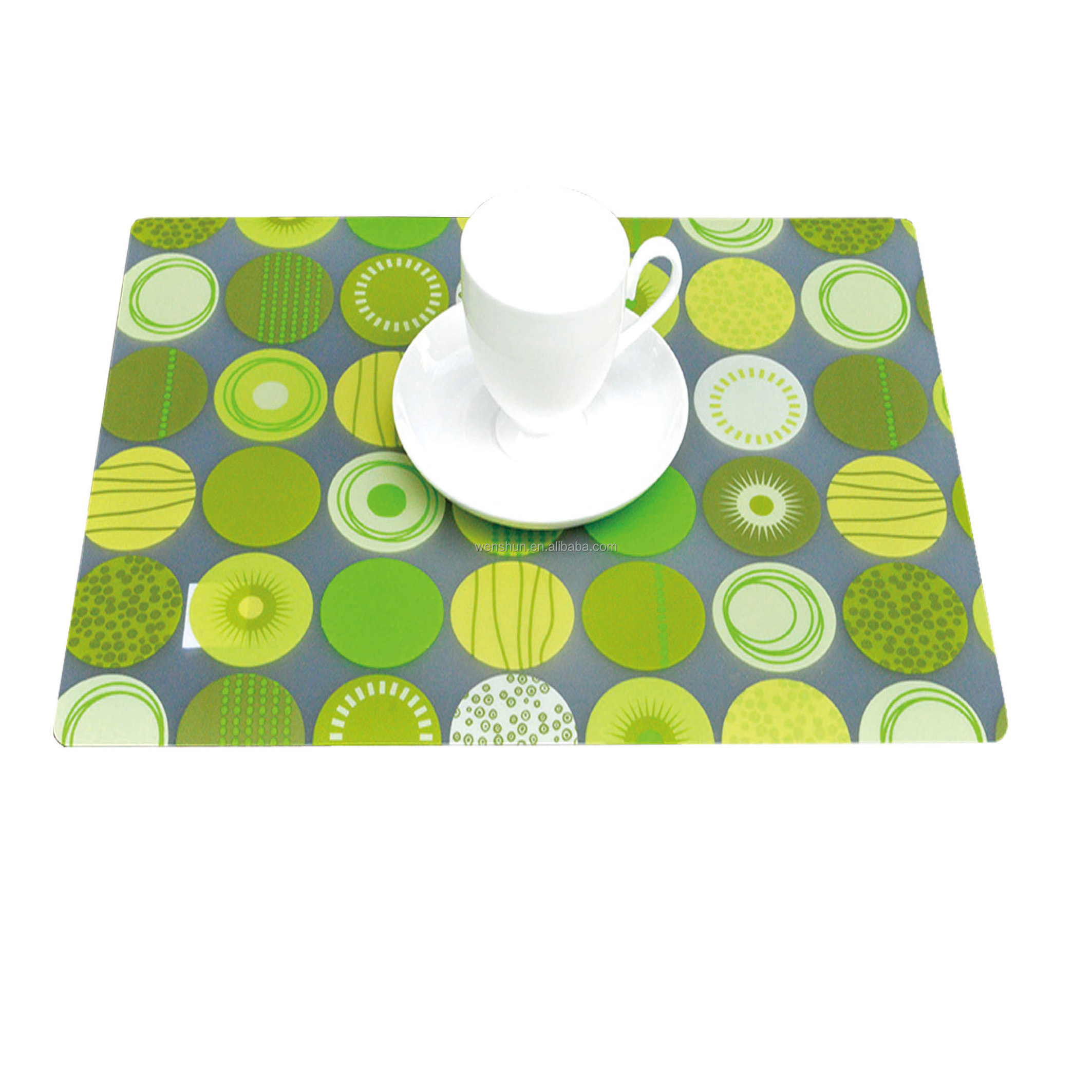 High Quality PVC Table Mats For Restaurant Plastic Placemat Dining Plate Dish PP Table Mat