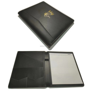 Professional Business Conference Case A4 Size Multifunctional PU Leather File Folder Portfolio