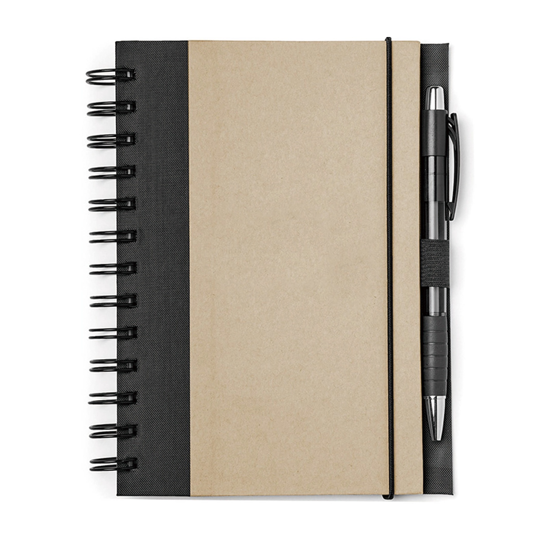 Wholesale Office and School Supplies Loose Leaf Paper Cover Spiral Notebook With Pen