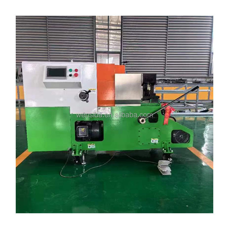 New straight thread hobbing machine two-axis knurling fully automatic CNC small thread rolling exported to the United States