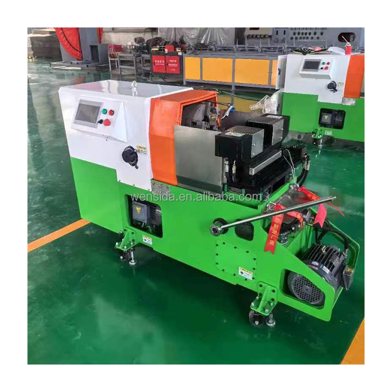 New straight thread hobbing machine two-axis knurling fully automatic CNC small thread rolling exported to the United States