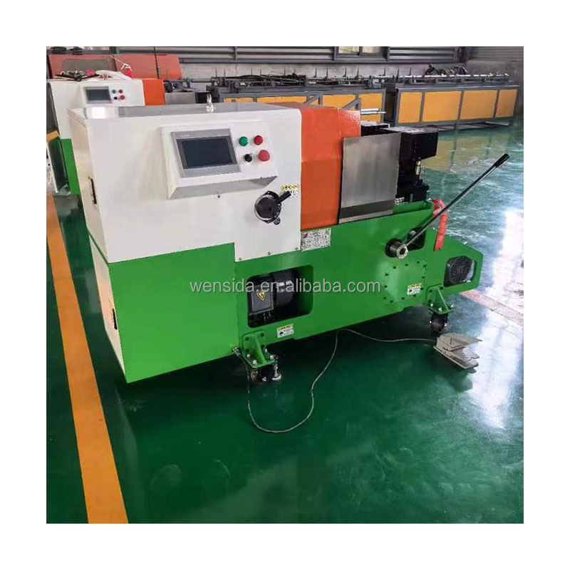 New straight thread hobbing machine two-axis knurling fully automatic CNC small thread rolling exported to the United States