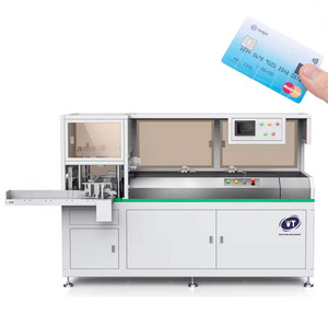 Professional PVC Smart Bank Card Making Equipment Cutting Machine Rfid Smart Card Punching Machine