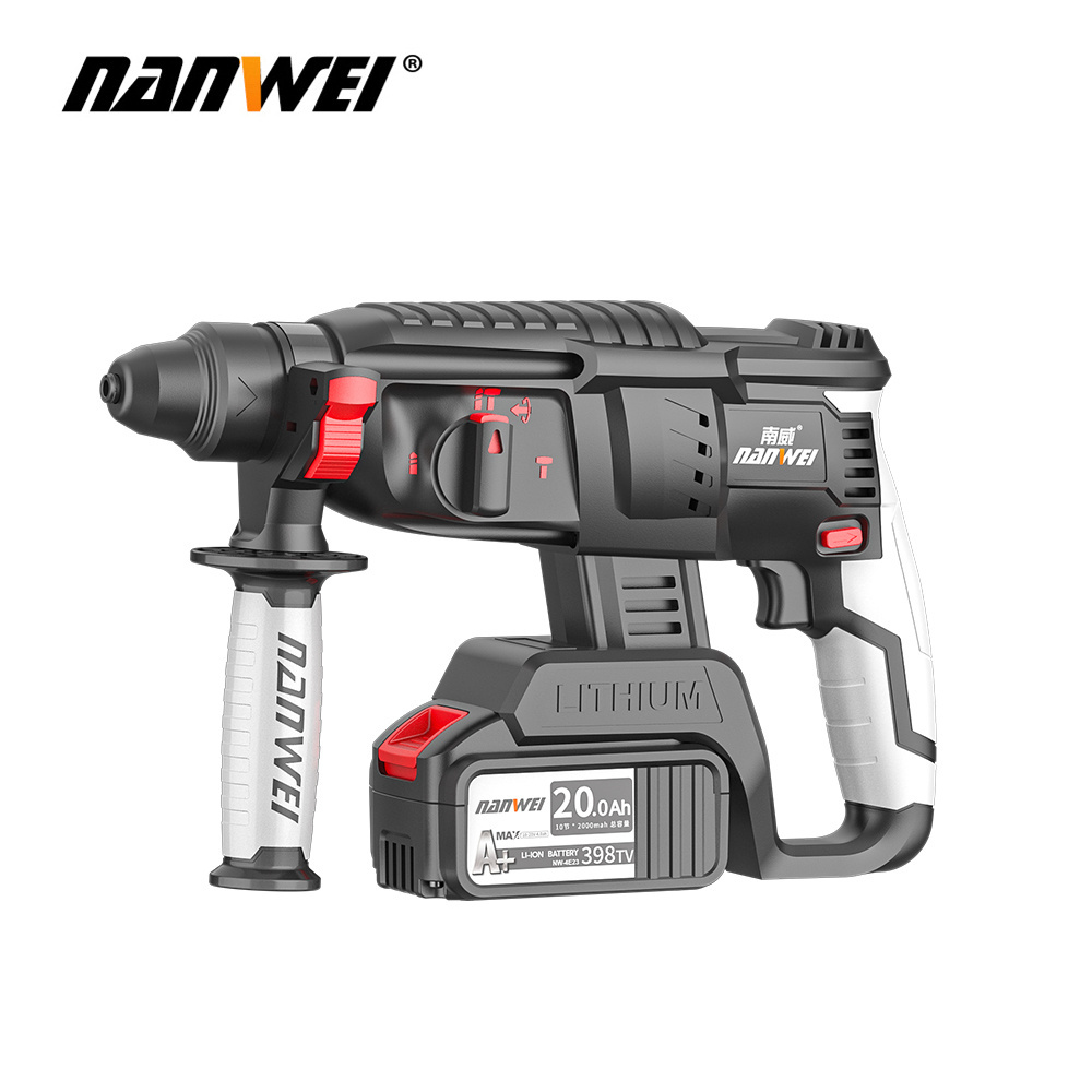 NANWEI Cordless Portable electric hammer /drill electric wrench Angle grinder tool set