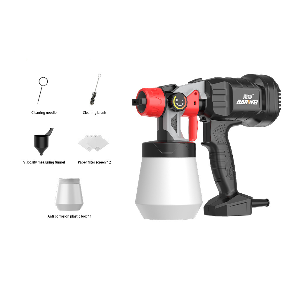 NANWEI 800W Electric hot glue pot gun Large Capacity Tools With lithium battery for Painting Sprayer Gun Airbrush