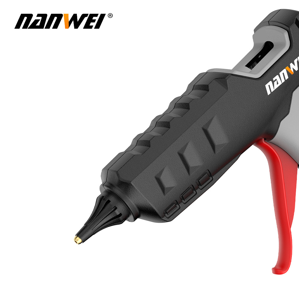 NANWEI high power wireless High Temperature Hot Melt Glue Gun heating gun for Packaging DIY Craft