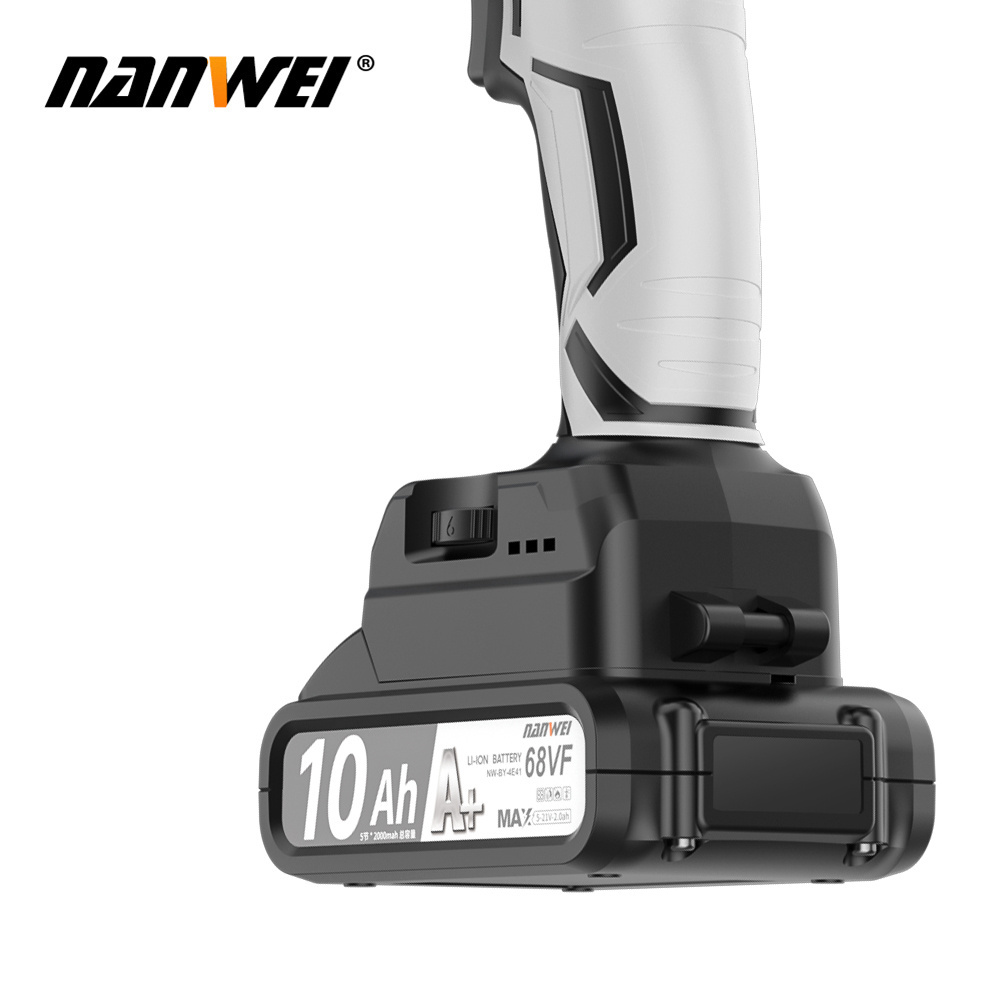 NANWEI High Quality 21V Electric Cordless Caulking Portable Glass Glue Gun Injection Caulking Gun