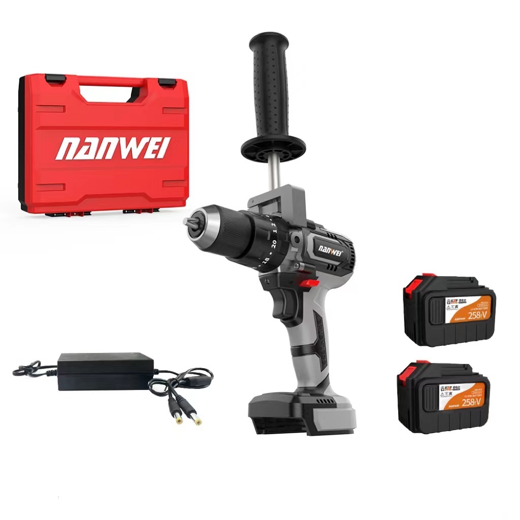 NANWEI In-stock inventory New Arrival Rechargeable Battery 21V 150N Cordless Impact Drill Electric Tools Power Tools