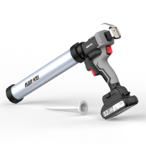 NANWEI New Powerful Cordless Manual Caulking Portable Pressure Gun Caulking Sealant Gun Glass Glue Gun