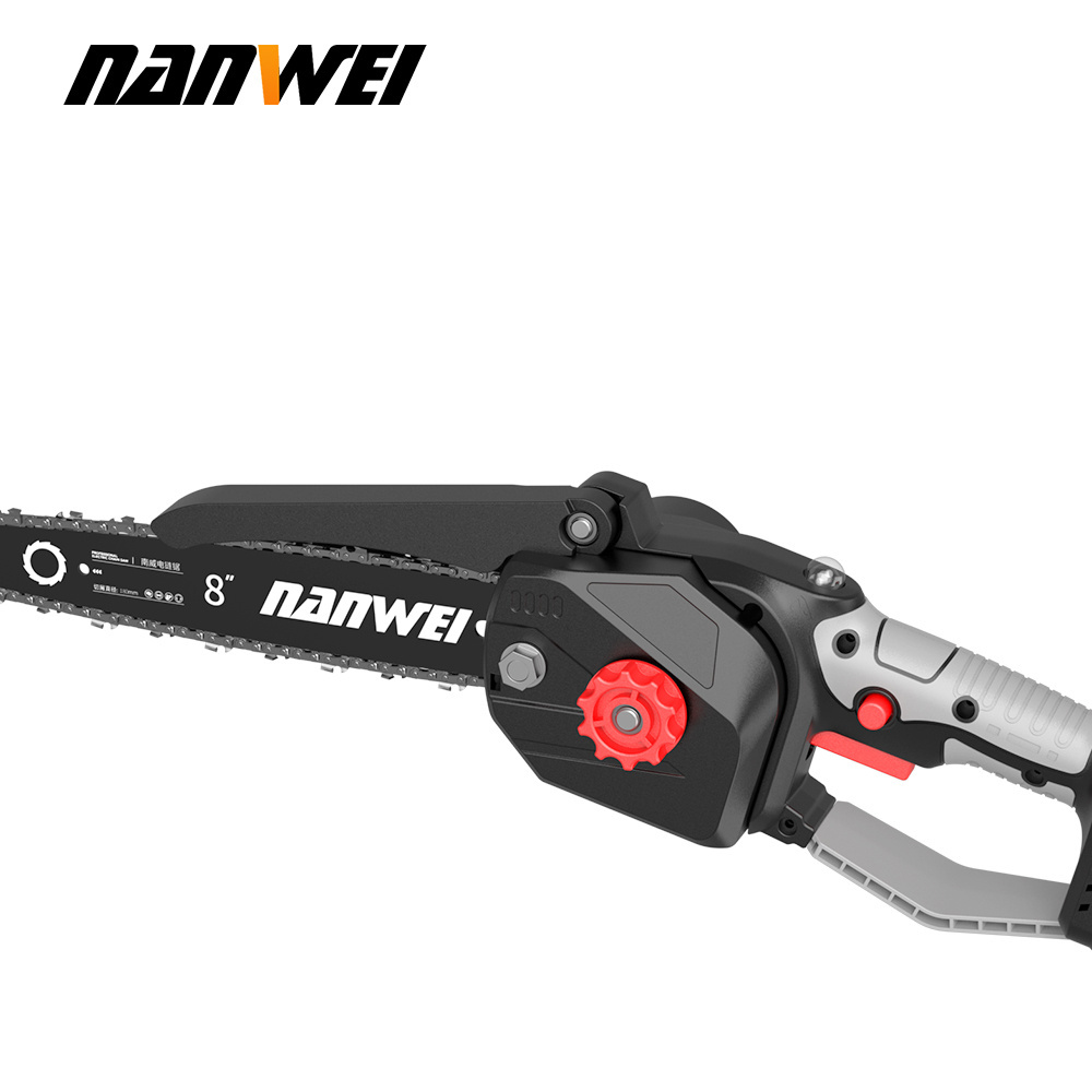 NANWEI lightweight chain saw with spare parts cheap power tools 6inch Mini Electric Chainsaw for Wood Cutting