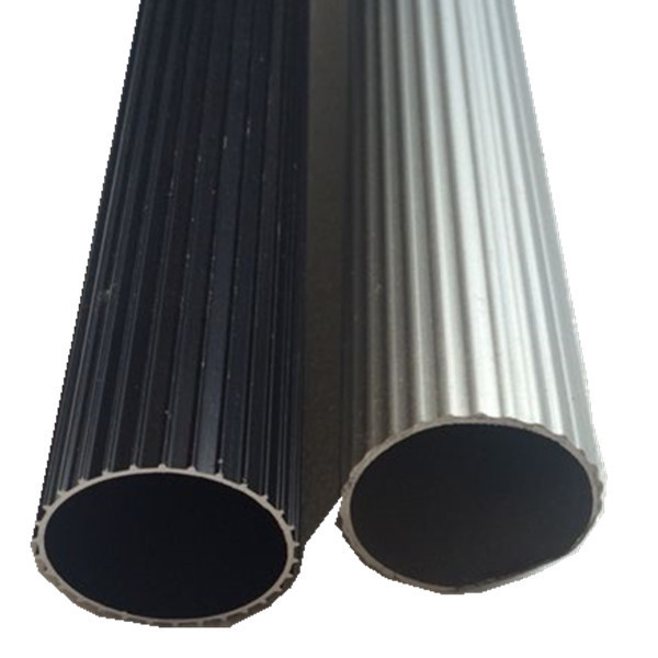 Silver Corrugated aluminum pipe