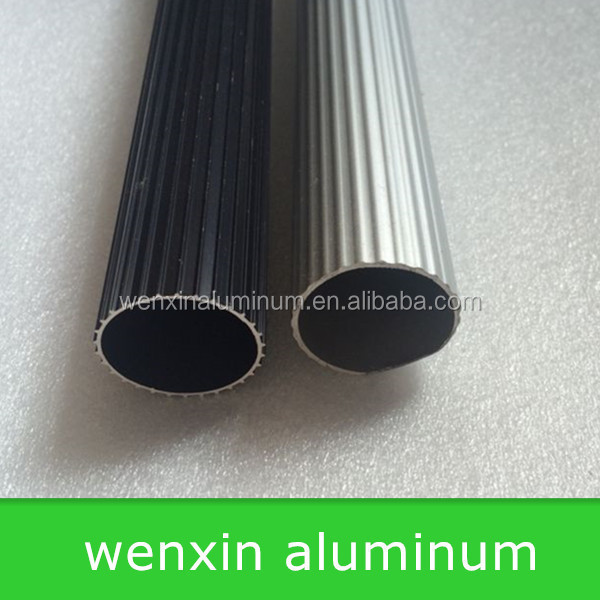 Silver Corrugated aluminum pipe